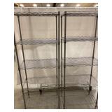 5-Foot Metal Shelving Units