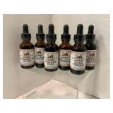 Six Herbal Tincture Bottles