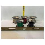 Electrical Wire Spools, Assorted Colors
