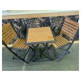 Folding Bistro Table with Chairs