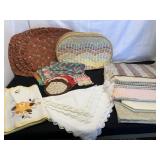 Table Linens and Crochet Items