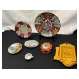 Ceramic Plates and Trinkets