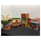 Holiday Decorations Lot with Gift Boxes