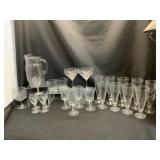Glassware Set with Pitcher