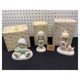 Precious Moments Figurine Lot with Boxes