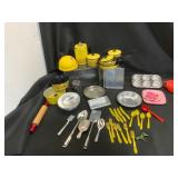 Children's Yellow Toy Cookware Set