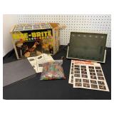 Lite-Brite Toy with Box and Accessories
