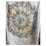 Hand and Machine Made Quilt Pair