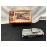 AMT Surf Woody Model Kit and 1:18 Scale Car