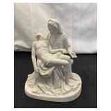 White Porcelain Pieta Figurine