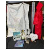 Cross Stitch Blanket and Collectibles