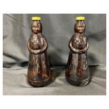 VTG Glass Syrup Bottles with Yellow Caps, 1974-75