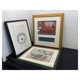 Three Framed Artworks