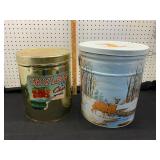 Two Decorative Metal Tins