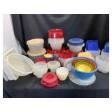 Plastic Storage Containers and Bowls