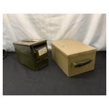 Metal Ammunition Can and Lockable Storage Box