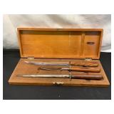 Ka-Bar Carving Set with Wooden Box