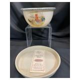 Pampered Chef Bowl and Deep Dish Baker