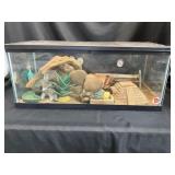 Glass Terrarium with Accessories