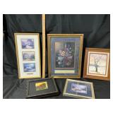 Five Framed Artworks