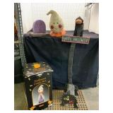 Halloween Candy Box With Decor Lot