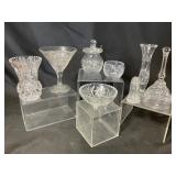 Cut and Pressed Glass Items