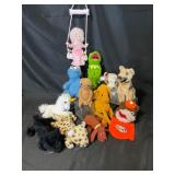 Plush Toys and Doll on Swing