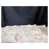 VTG Embroidered Day-of-Week Linens