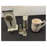 Ice-O-Mat Grinder With Misc. Kitchen Items