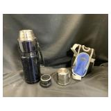 Thermos Stainless Steel Vacuum Flask with Case