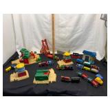 Diecast and Plastic Toy Train Set