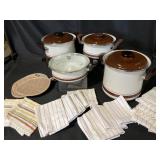 Enamel-Coated Cookware Set with Linens