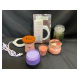 Candle Warmer and Assorted Candles