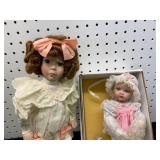 Two Porcelain Dolls