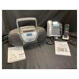 RCA Boombox and AT&T Phone Set