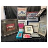 Decorative Wall Art and Mirror