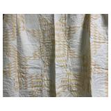 Handcrafted Quilt with Geometric Pattern