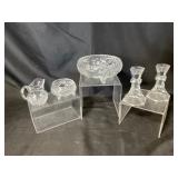 Cut Glass Serving and Decorative Items