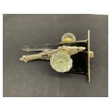 Glass Door Knob with Lock Mechanism