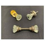 Vintage Glass Door Knobs