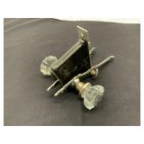 Vintage Glass Door Knobs with Hardware