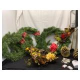 Artificial Wreaths, Decor, and Untested Controls