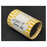 Roll of 2025-P Kennedy Half Dollars