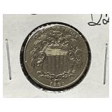 1883 Shield Five-Cent Coin *RARE*