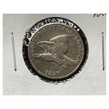 1847 Flying Eagle One-Cent Coin
