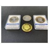 Five Commemorative Coins with Replicas