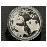 30 g. .999 Silver Round, Panda Bears