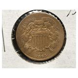 1864 Shield 2-Cent Coin *Civil War*
