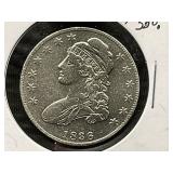 1836 Capped Bust Half Dollar