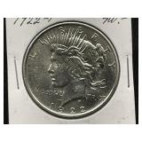 1922 Peace Dollar